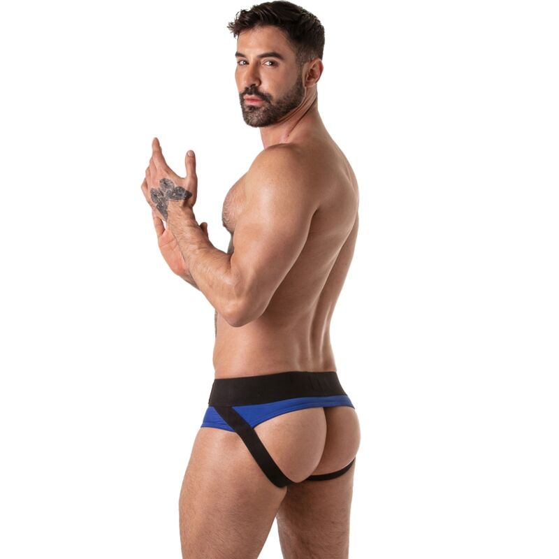 Locker Gear - Wide Waistband Jock Brief Azul M