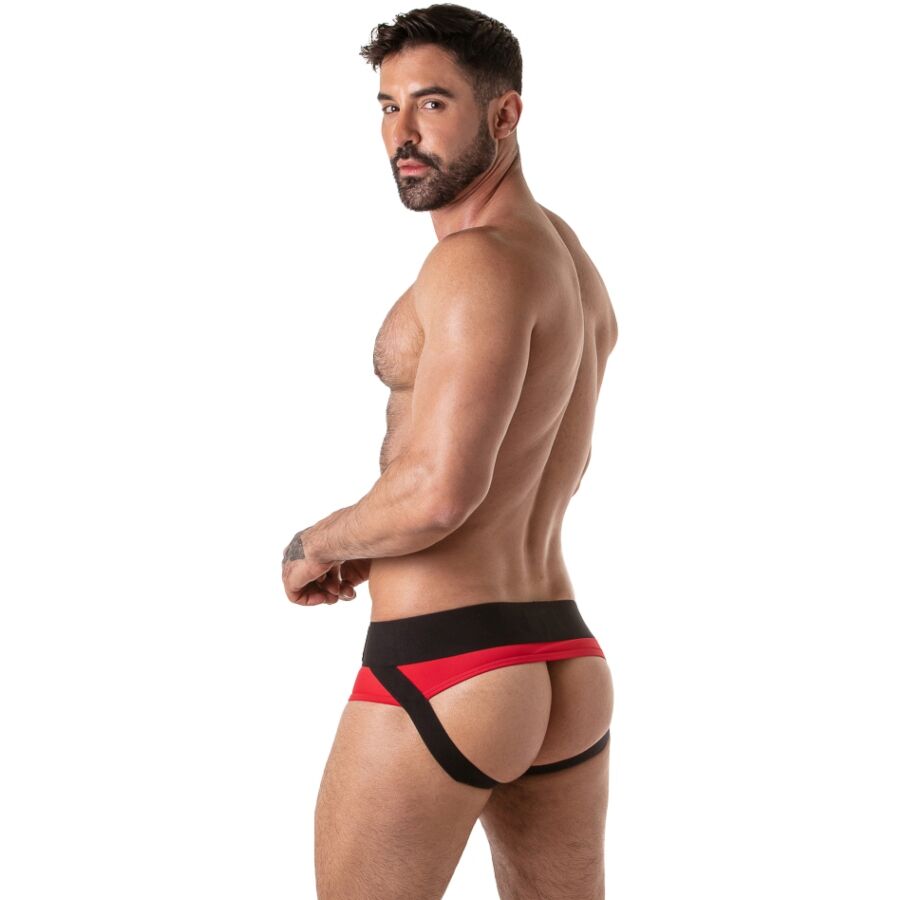 Locker Gear - Wide Waistband Jock Brief Rojo Xl