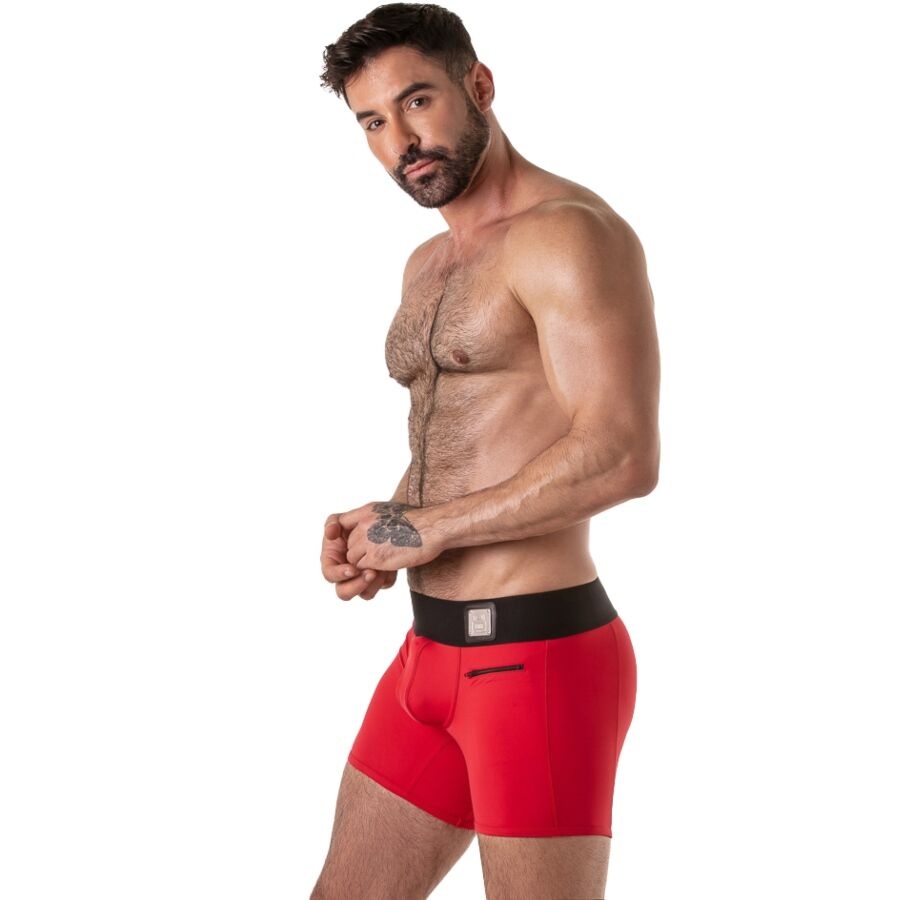 Locker Gear - Wide Waistband Trunk Rojo M