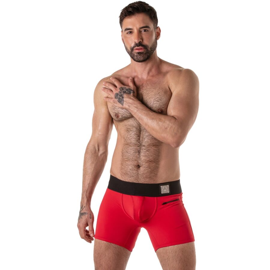Locker Gear - Wide Waistband Trunk Rojo L