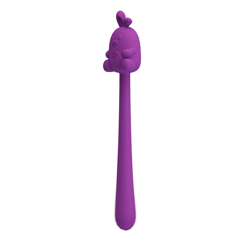Pretty Love - Vibrador Flexible Cute Bunny Flirting Stick Recargable Usb Morado