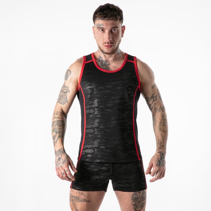Locker Gear - Full Military Access Tanktop Rojo S