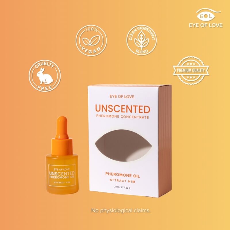 Eye Of Love - Aceite Perfumado Con Feromonas Para Mujer Sin Fragancia 20 Ml