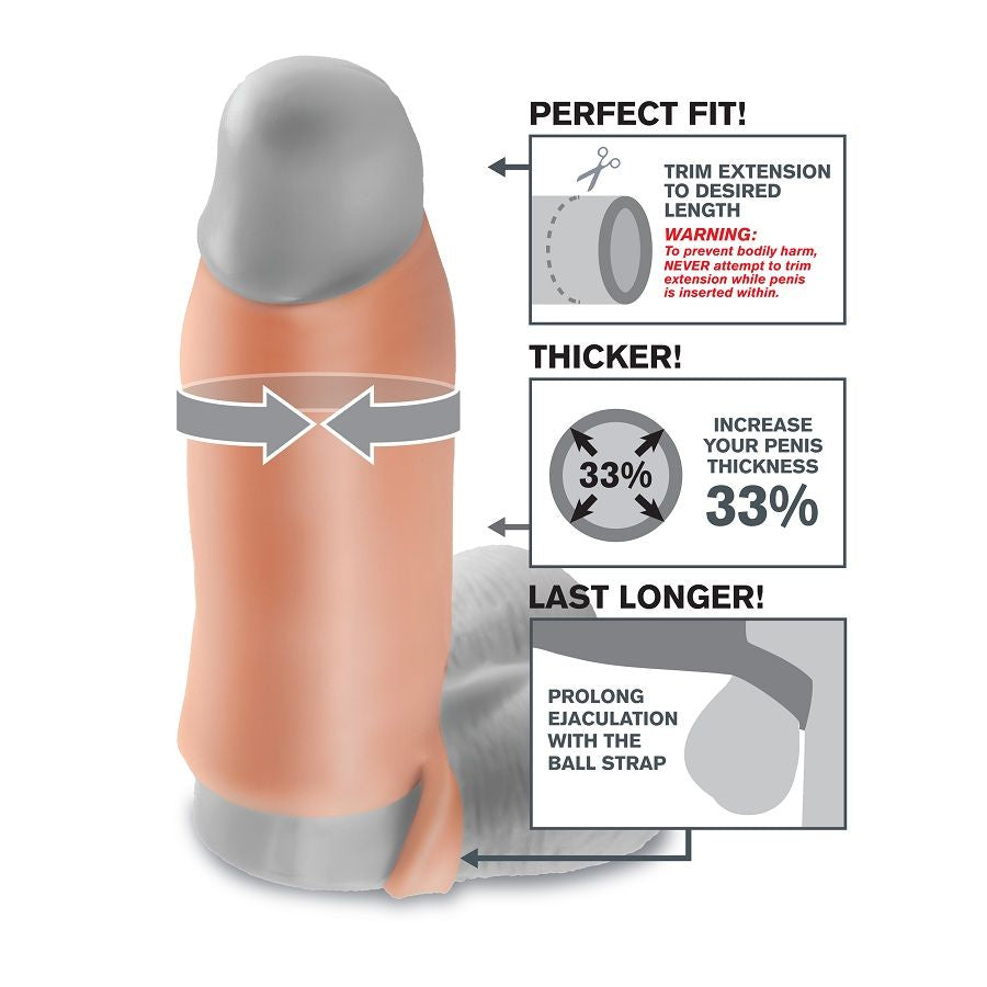 Fantasy X-Tensions  Real Feel Potenciador Xl - Color Natural