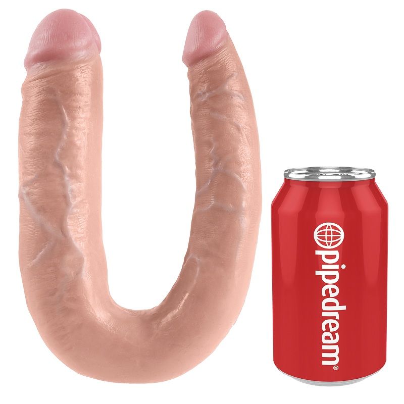 King Cock Pene Doble Penetración Grande - Color Natural