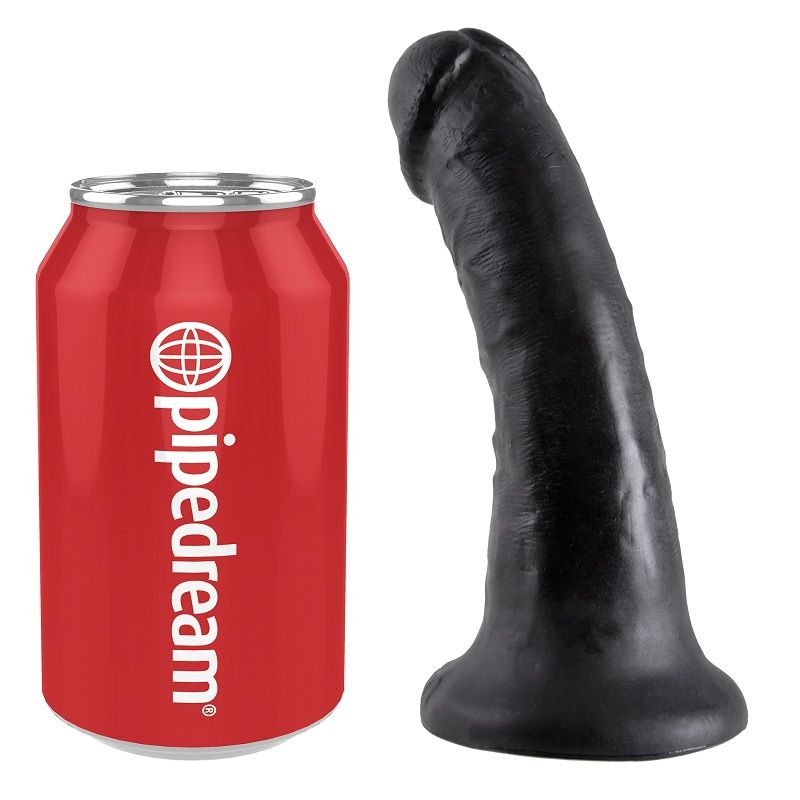 King Cock Pene De 6 - Color Negro