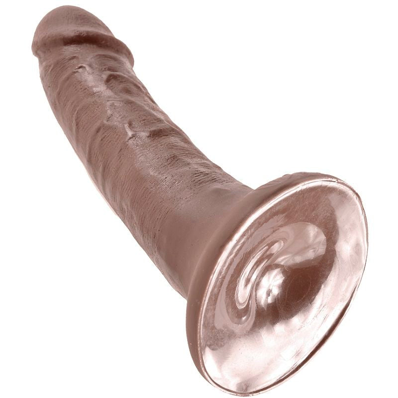 King Cock 6" Pene Marrón 15.2 Cm