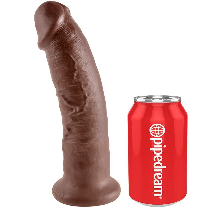 King Cock Pene De 9 - Color Marrón