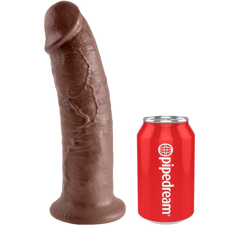 King Cock - 10 Pene Marron 25.4 Cm