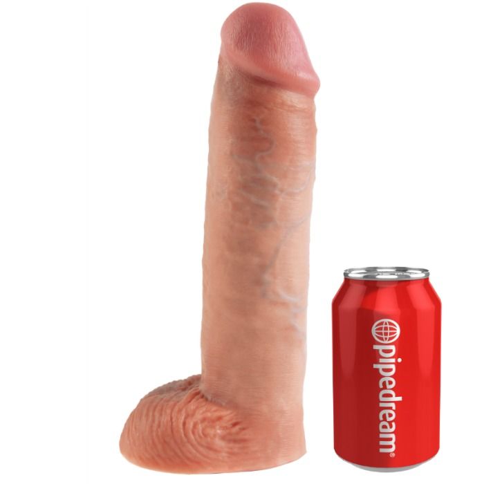 King Cock - Strap-On Con Dildo Hueco 28 Cm Y Tirantes Color Carne