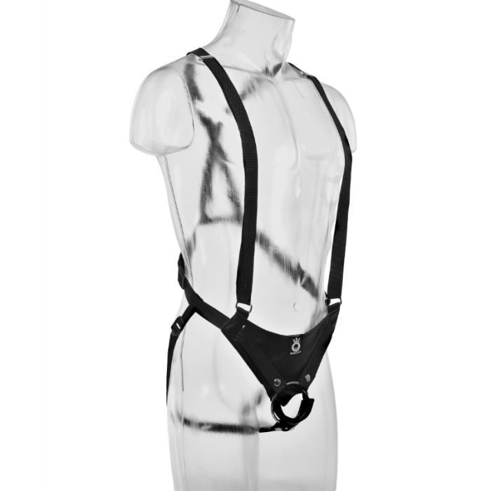 King Cock - Strap-On Con Dildo Hueco 28 Cm Y Tirantes Color Carne