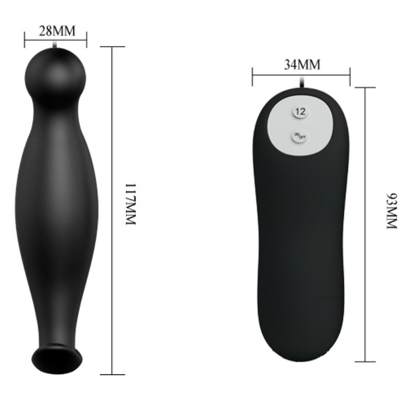 Plug Anal Con 12 Patrones De Vibración