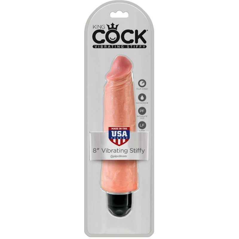 King Cock Vibrador Realistico Stiffy 20.3 Cm Natural