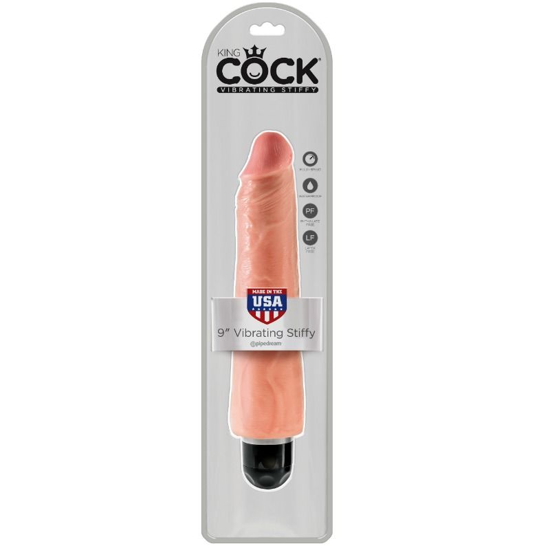 King Cock - Vibrador Realístico Stiffy 23 Cm - Natural