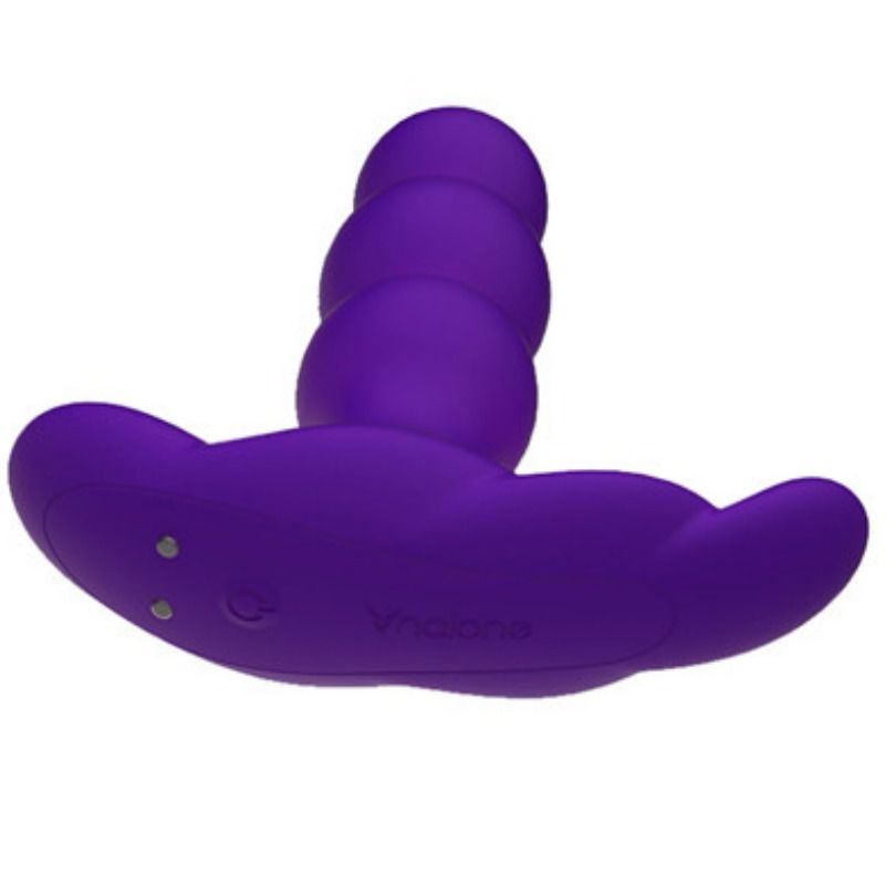 Nalone Pearl Anal Control Remoto Negro Lila