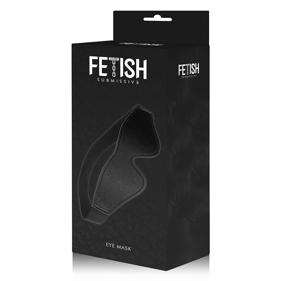 Fetish Submissive - Antifaz Cuero Vegano Con Forro De Nopreno