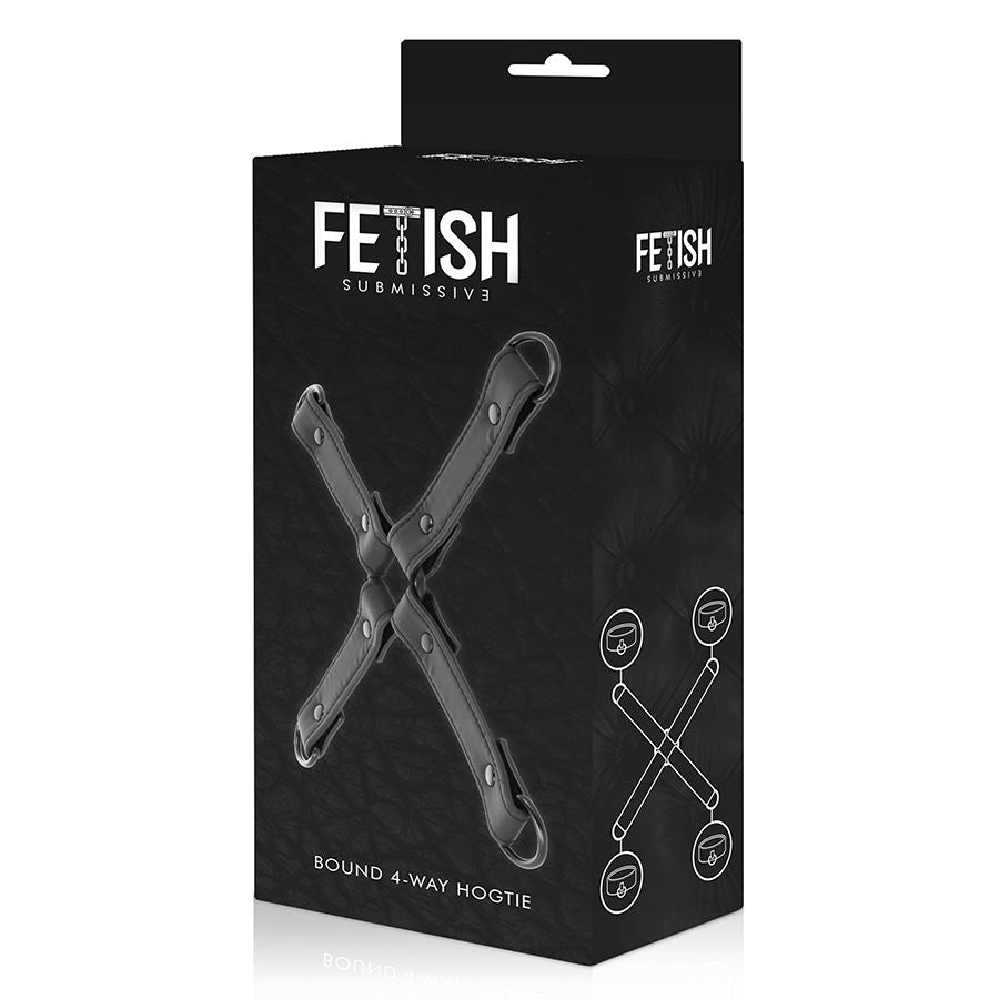 Fetish Submissive - Unión Esposas Cuero Vegano