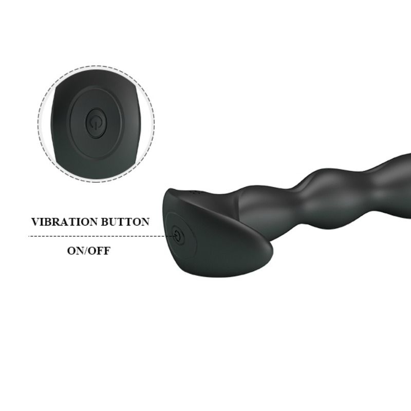 Masajeador Anal 12 Modos Vibracion Pretty Love