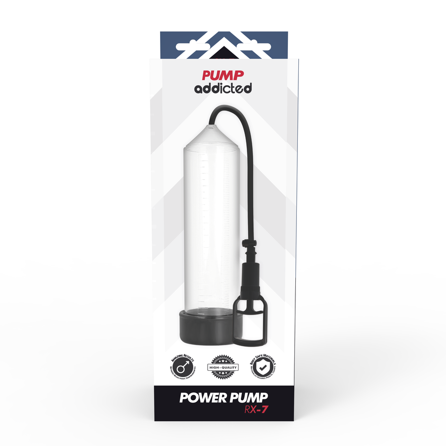 Pump Addicted - Bomba Erección Rx7 Transparente