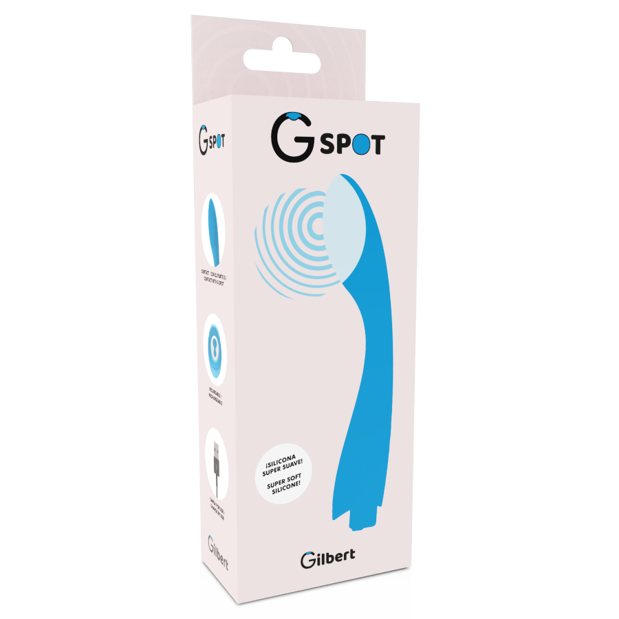 G-spot - Gylbert Vibrador Azul Turquesa
