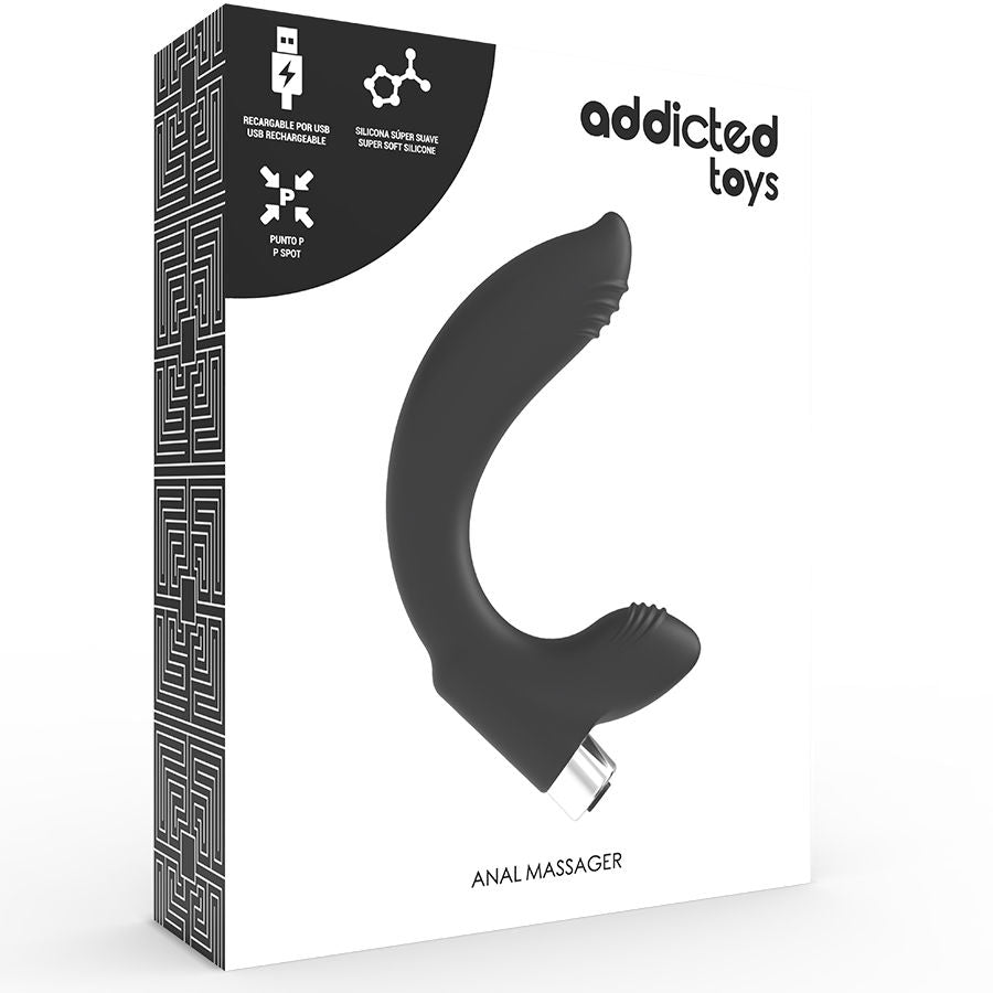 Addicted Toys - Vibrador Prosttico Recargable Model 7 - Negro