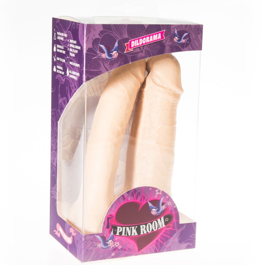 Dildo  Pink Room Arthus  Doble Realistico Natural 17cm/15.5cm