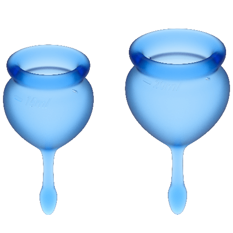 Satisfyer Feel Good Menstrual Cup Dark Blue