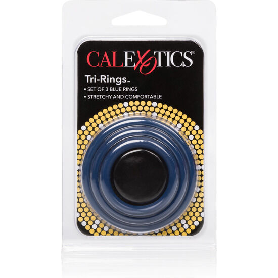 Calexotics - Set Tres Anillas Azul Erección