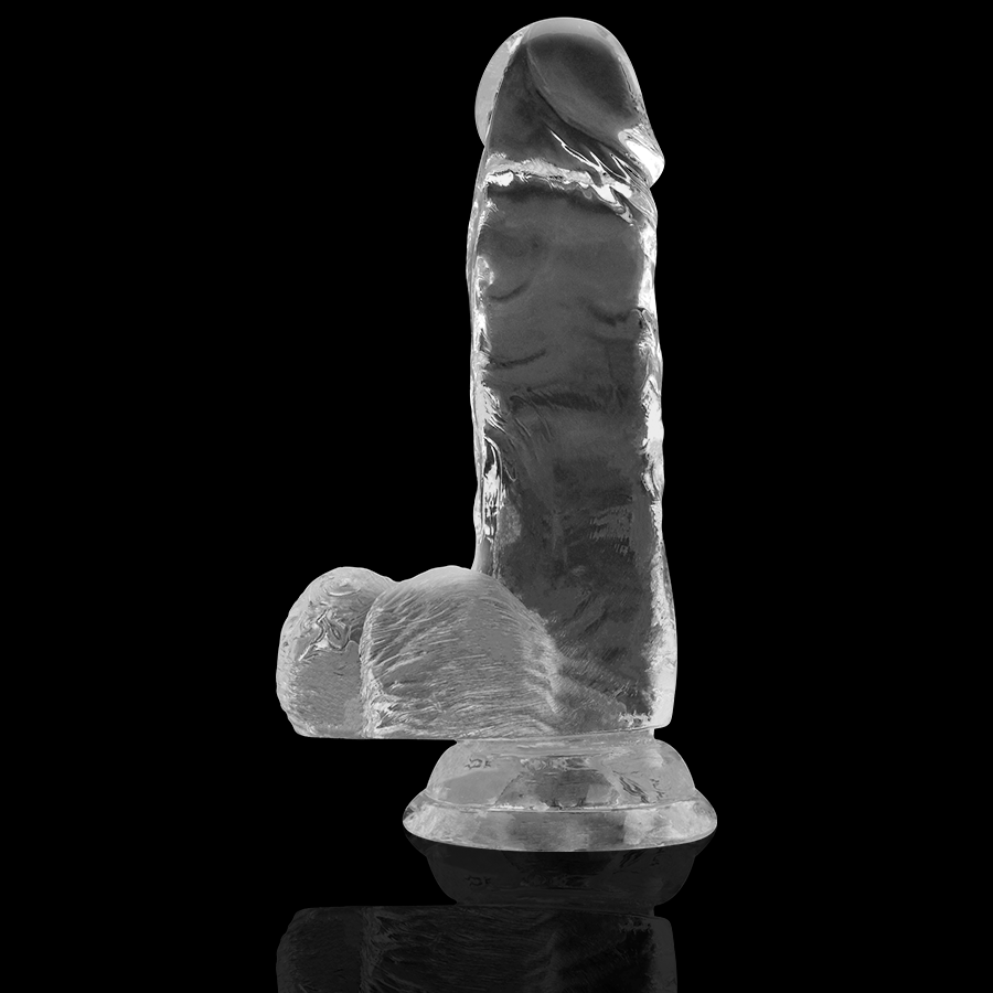 X Ray - Clear Dildo Realista Transparente 15.5 Cm -o- 3.5 Cm