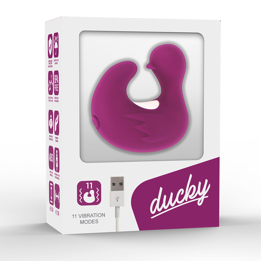 Coverme - Dedal Pato Estimulador De Silicona Recargable  Duckymania