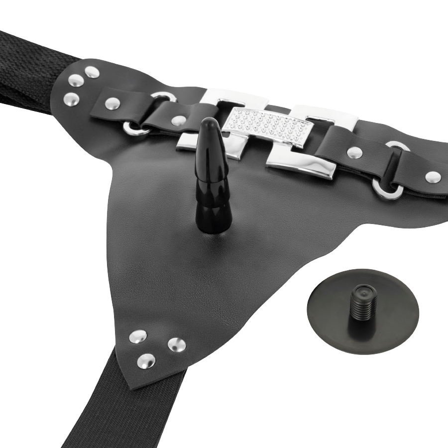 Harness Attraction - Arnes Deluxe Con Vibracion Realistico 18 Cm -O- 4.5 Cm