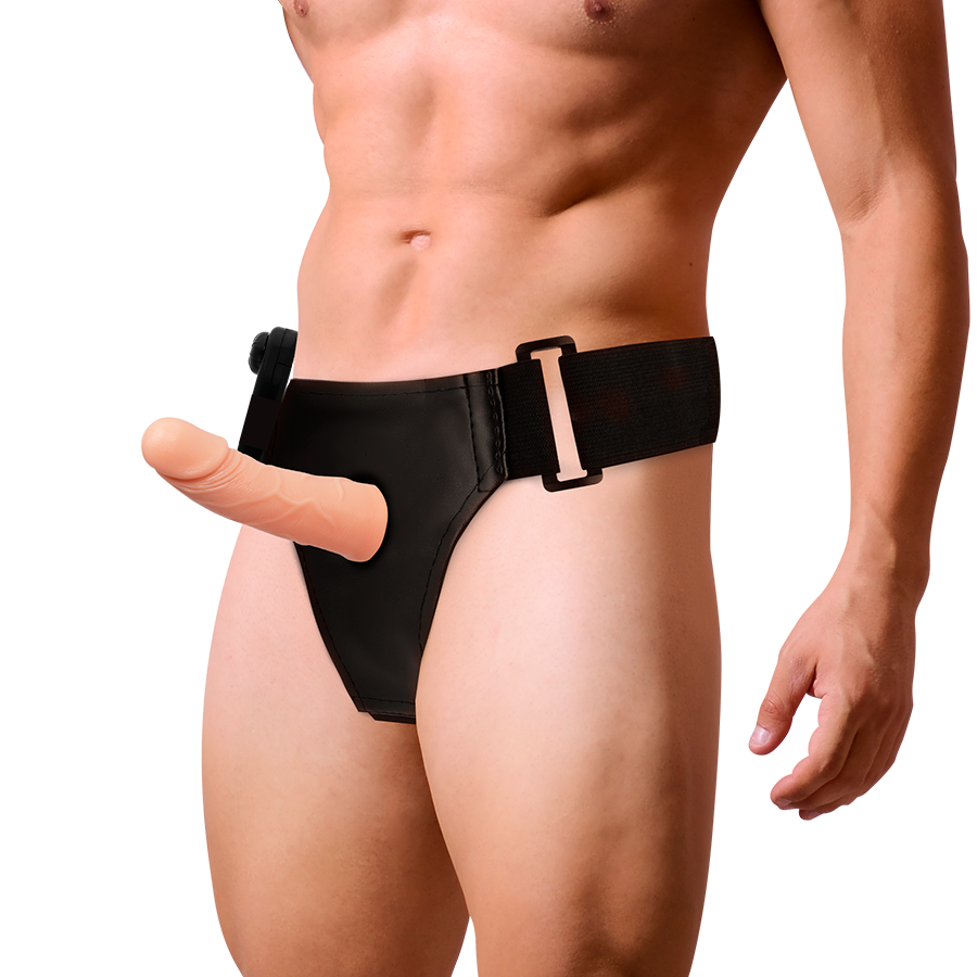 Harness Attraction - Rnes Hueco Marcos Con Vibrador 15 Cm -O- 5 Cm
