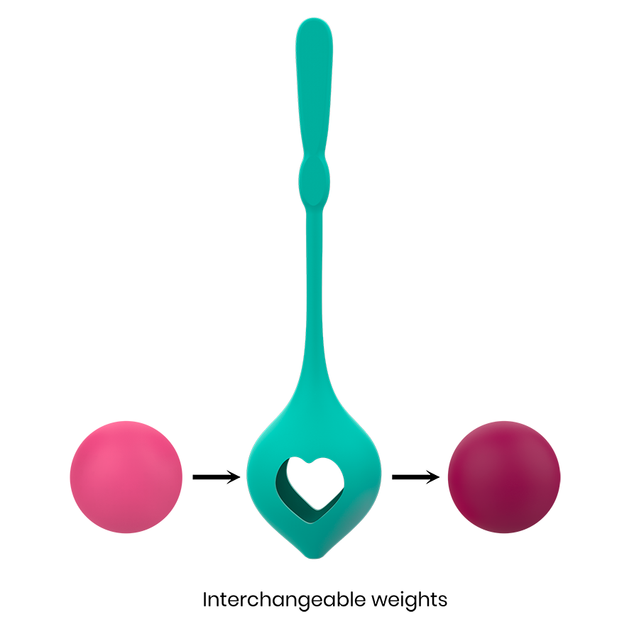 Set Deva Ritual Entrenamiento Pelvico Verde Aqua