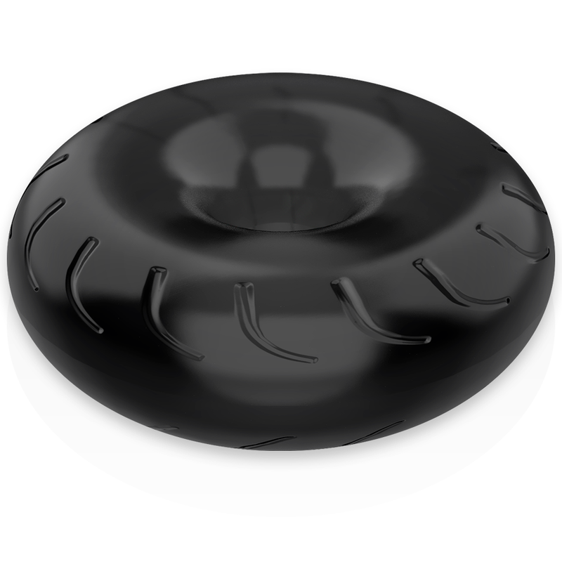 Powering - Super Flexible Y Resistente Anillo Pene  5cm Pr08 Negro