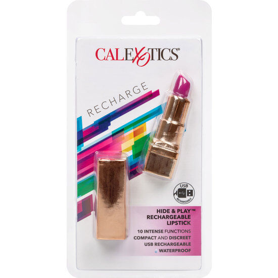 Calexotics - Bala Pintalabios Recargable Hide & Play Lila