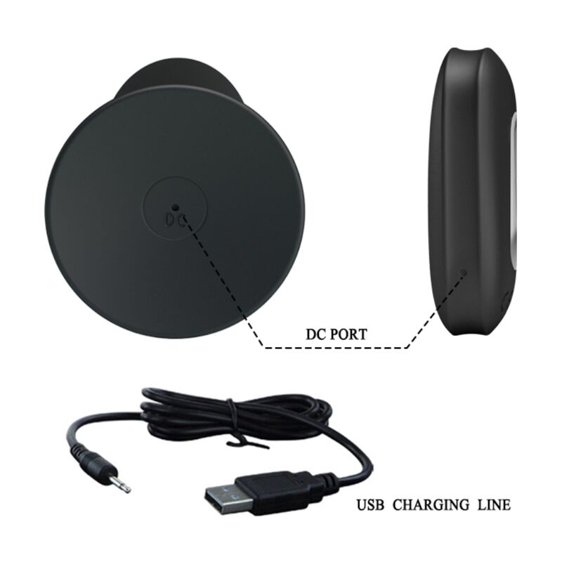 Mr Play - Plug Anal Con Vibracion Negro Control Remoto