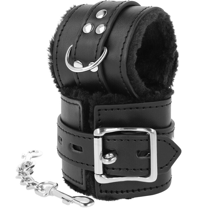 Darkness - Esposas Bdsm Forradas En Negro
