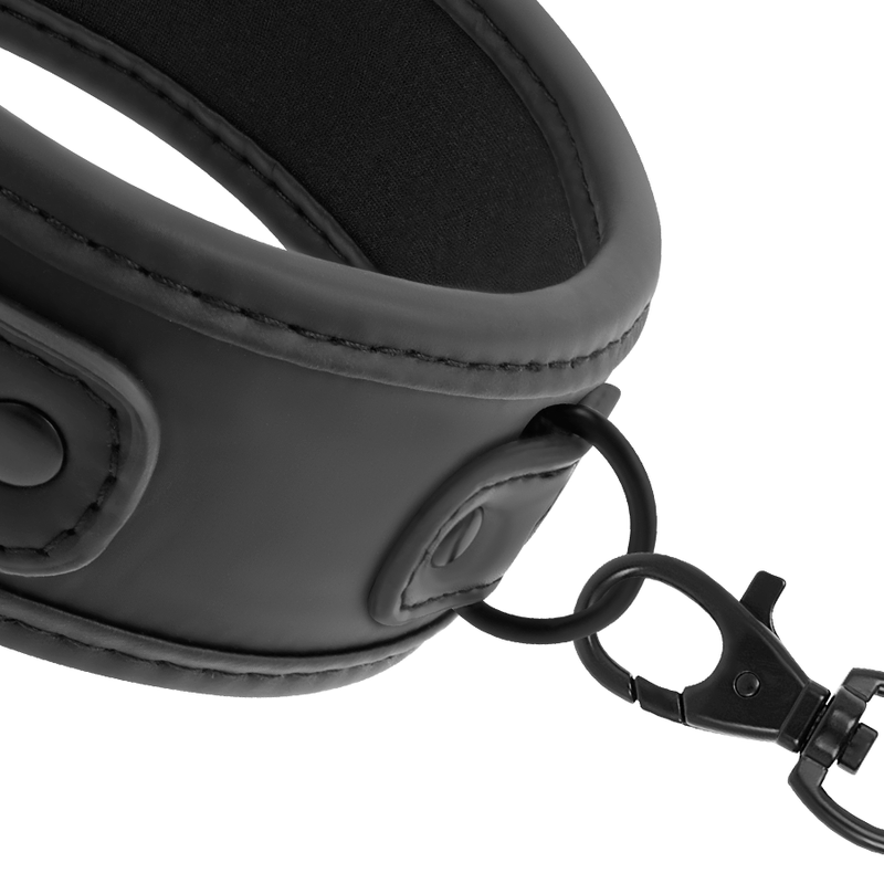 Fetish Submissive - Collar Con Cadena Con Forro De Nopreno
