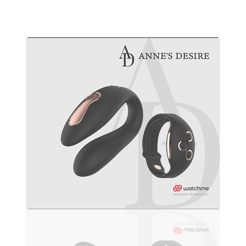 Anne's Desire - Dual Pleasure Tecnología Watchme Negro/gold