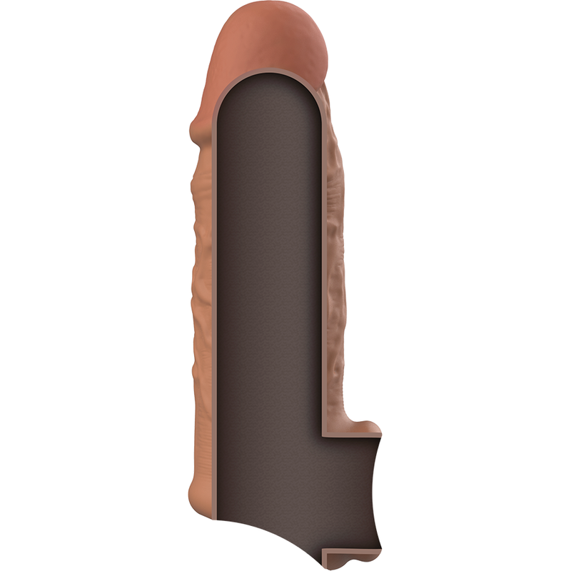 Virilxl - Extension De Pene Liquid Silicone V7 Marron