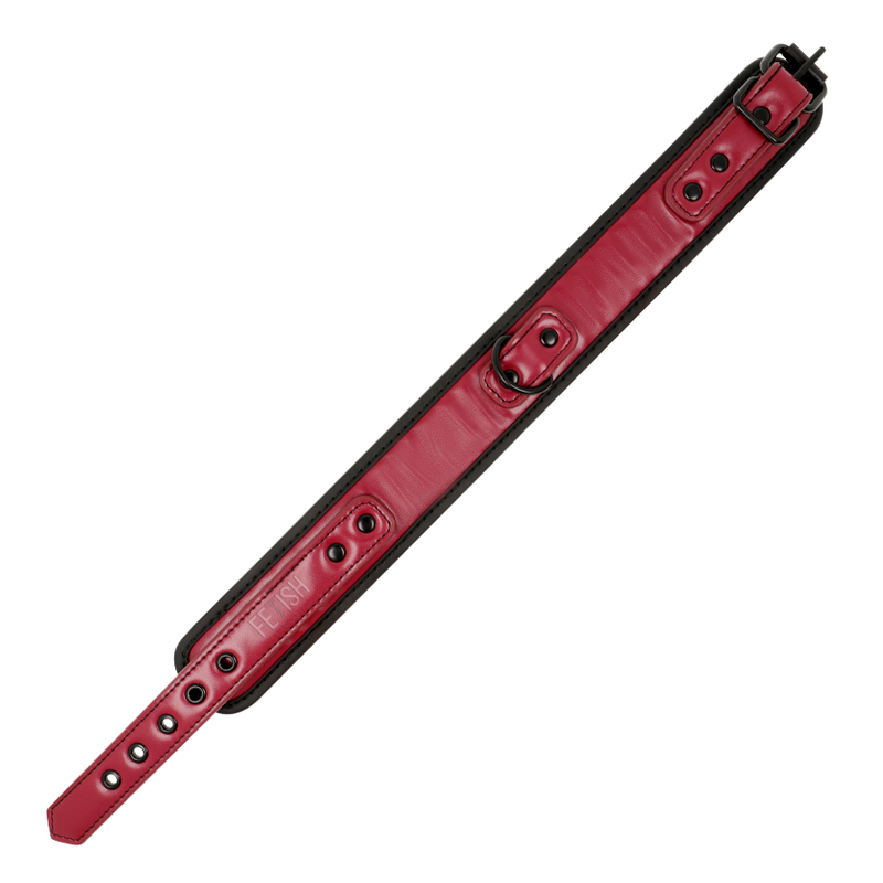 Fetish Submissive Dark Room - Collar Con Cadena Con Forro De Neopreno