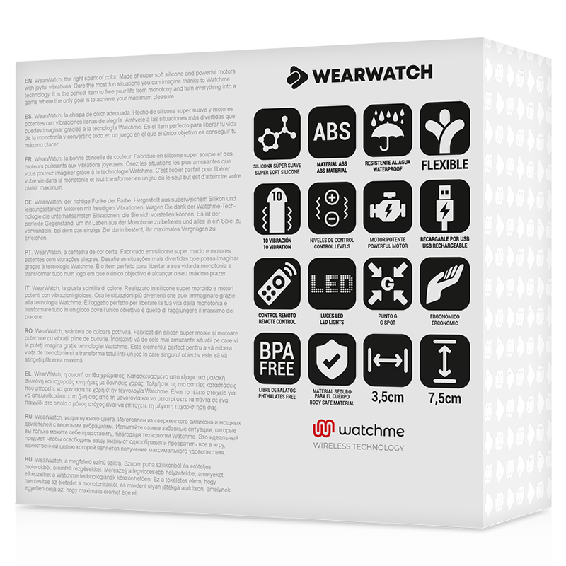 Wearwatch - Huevo Control Remoto Technology Watchme Azul / Azabache