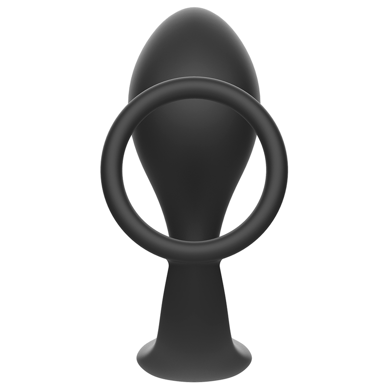 Addicted Toys - Plug Anal Con Anillo Silicona Negro
