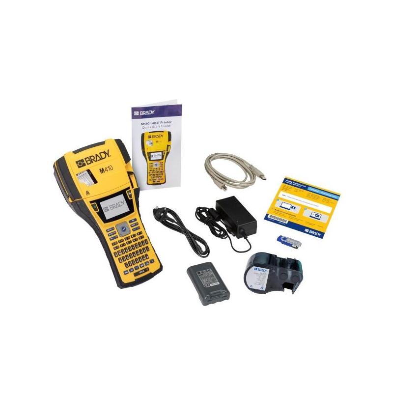 Impresora Brady M410 De Etiquetas Portatil - Pantalla Lcd - Resolucion 300ppp - Anchura Maxima De La Etiqueta 25.40mm -
