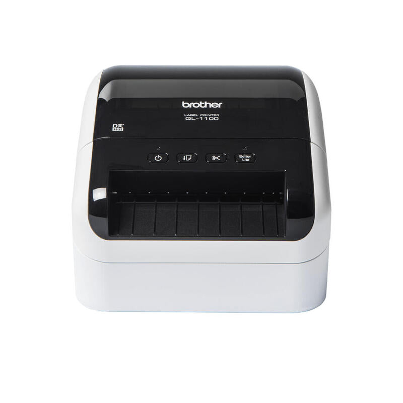 Impresora De Etiquetas Brother Ql-1100c Térmica Ancho Etiqueta 103mm Usb Blanca Y Negra