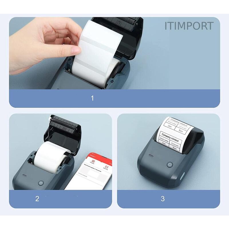 Impresora Etykiet Nimbot B1 Gris