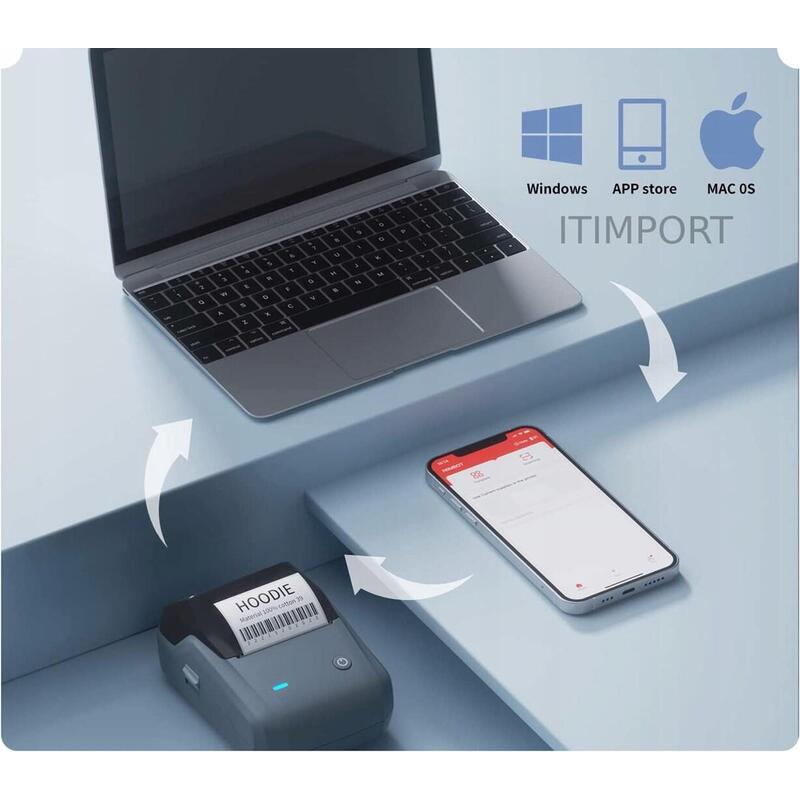 Impresora Etykiet Nimbot B1 Pro Azul Marino
