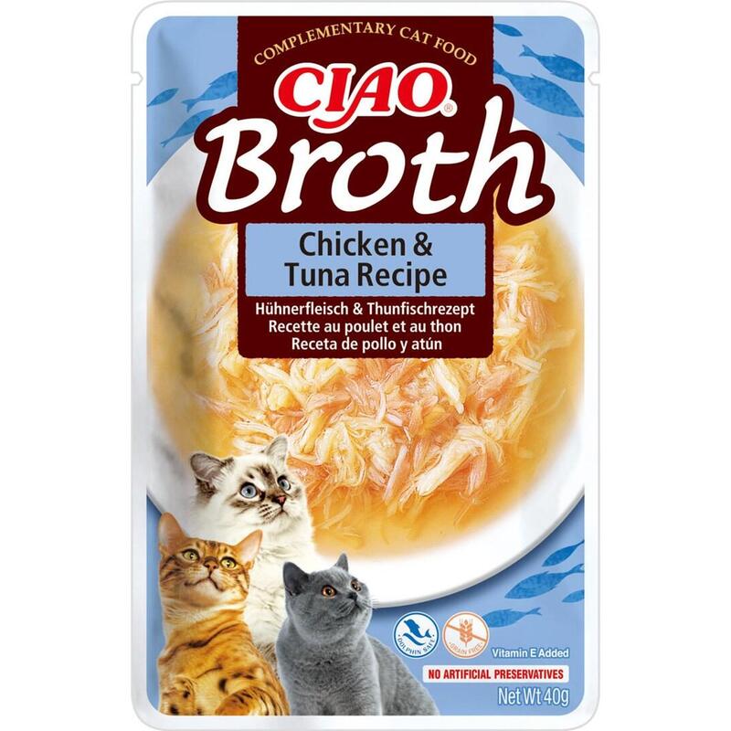 Inaba Ciao Caldo Con Sabor Pollo Y Atún 40g
