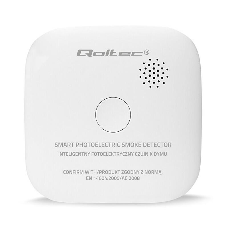 Inalámbrico Czujnik Dymu Z Bateria Alarm 85db Led