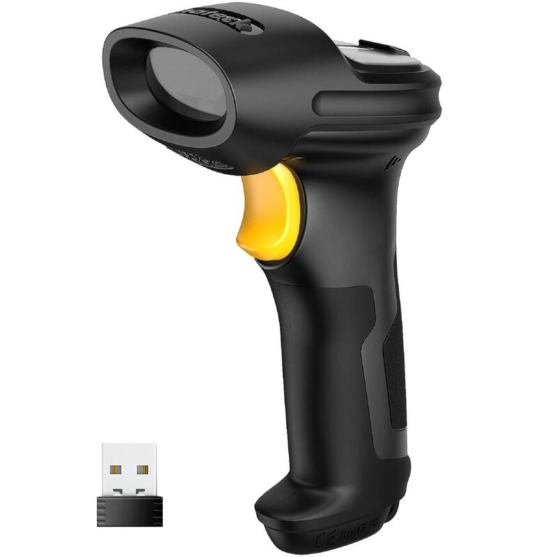 Inateck Escáner De Códigos De Barras 60 Black Kit Wireless 1d